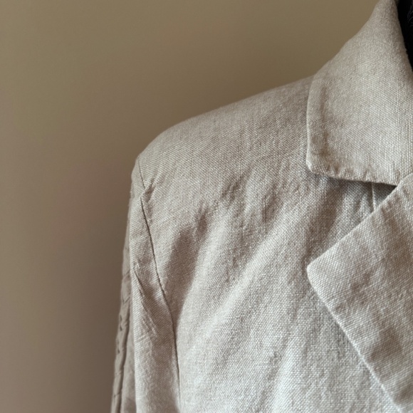 **JASON WU* Ivory Long Sleeve Blazer Suit Jacket Size Medium - Picture 3 of 7